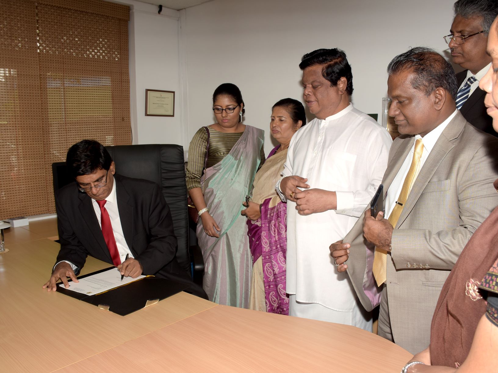 Prof. Ranjith Senaratne assumed duties as the Chairman of the NSF