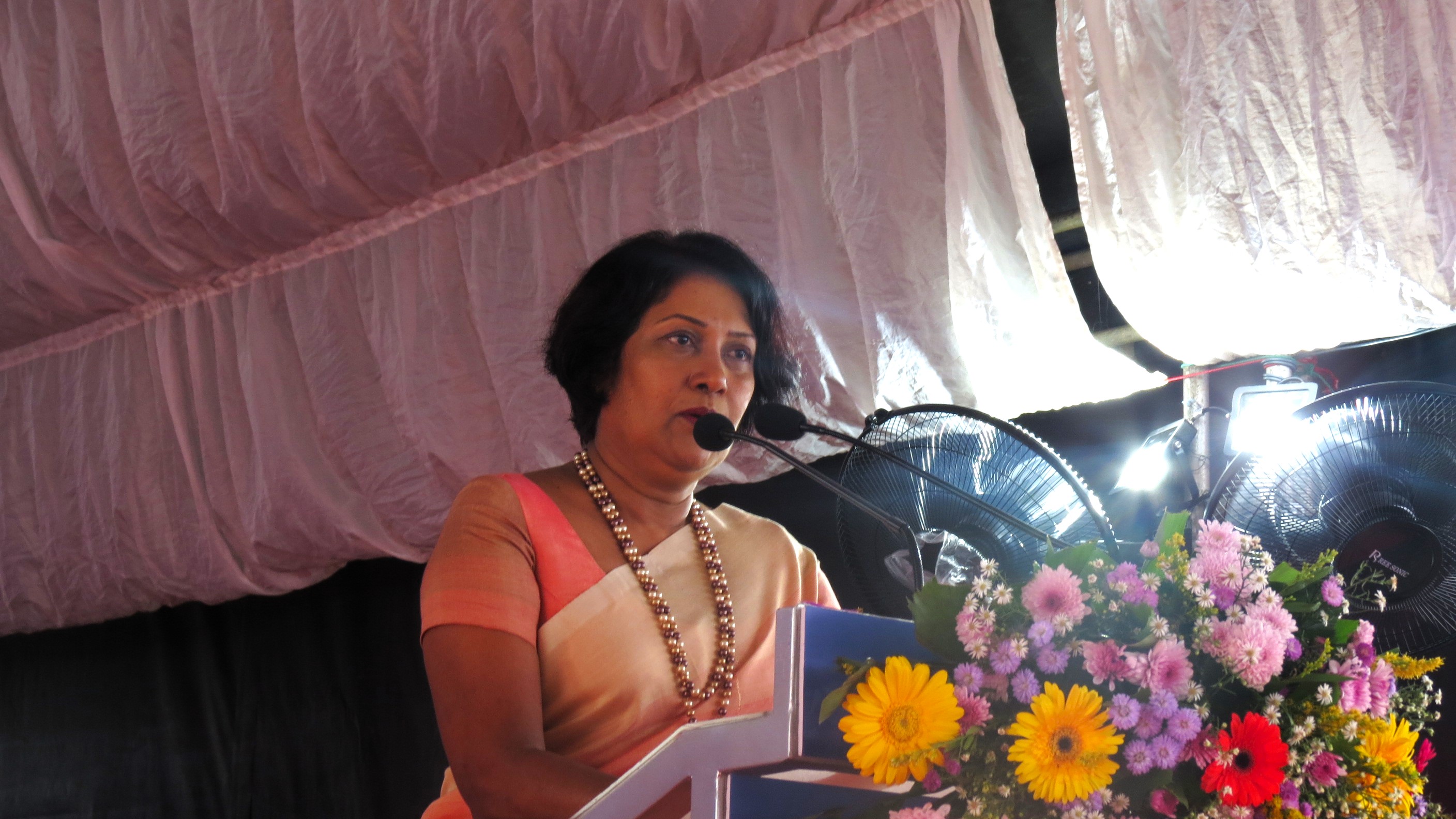 The Director General, Dr Sepalika Sudasinghe addressing the audience